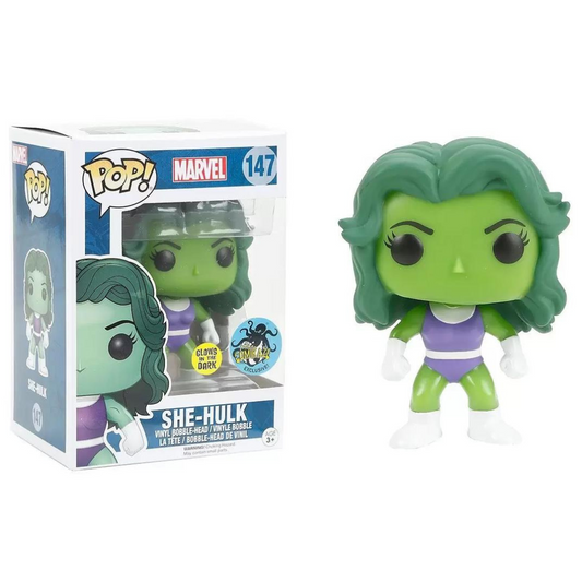 Funko Pop Marvel She-Hulk 147 L.A. Comikaze Exclusive GITD