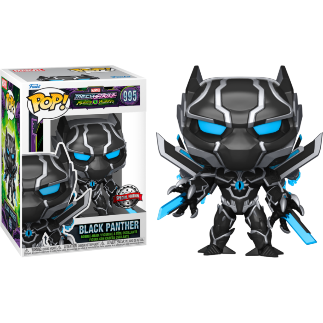 Funko Pop Marvel Mech Strike Black Panther 995 Special Edition