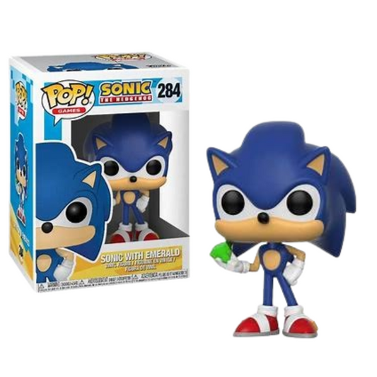 Funko Pop Sonic The Hedgehog Sonic With Emerald 284