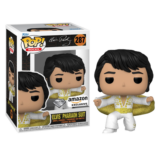 Funko Pop Music Elvis Pharaoh Suit 287 Amazon Exclusive Diamond