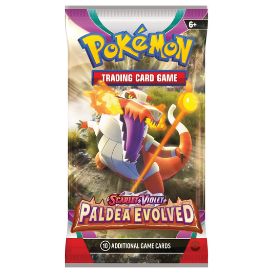 Pokemon Scarlet & Violet Paldea Evolved Booster Pack - Random Pack Art