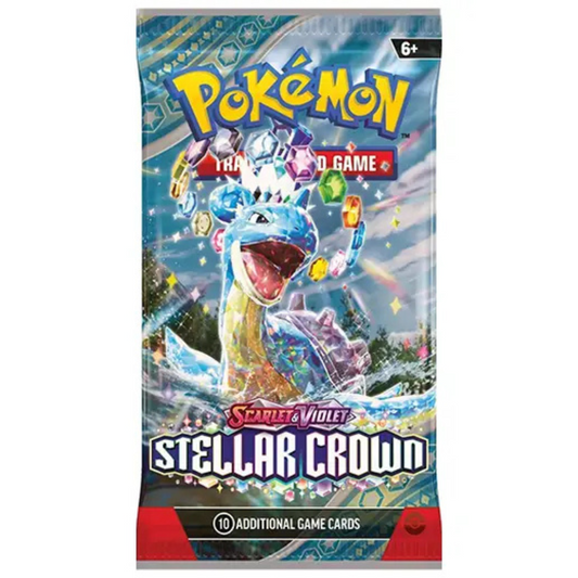 Pokemon Scarlet & Violet Stellar Crown Booster Pack - Random Pack Art