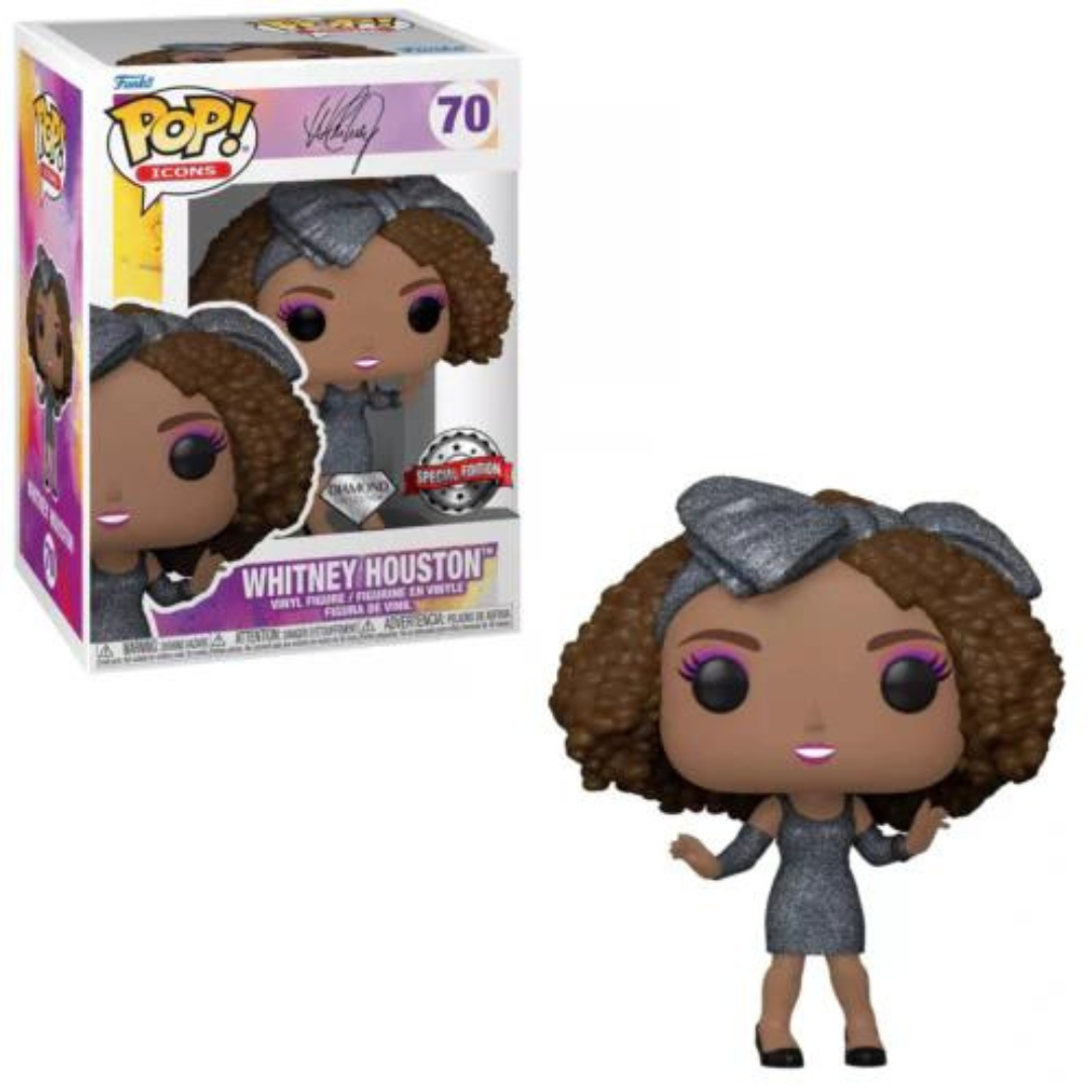 Funko Pop Music Icons Whitney Houston 70 Special Edition Diamond