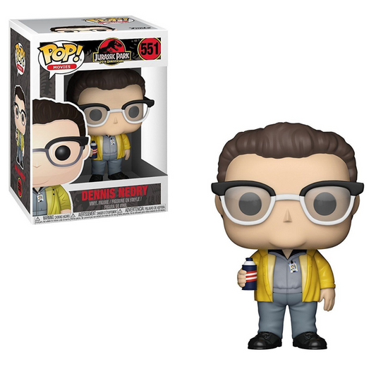 Funko Pop Jurassic Park 25th Anniversary Dennis Nedry 551