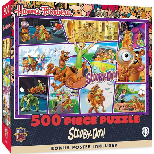 Puzzle Hanna-Barbera Scooby-Doo! 500 Piece Puzzle + Bonus Poster