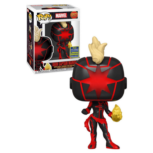 Funko Pop Marvel Dark Captain Marvel 657 2020 Summer Convention