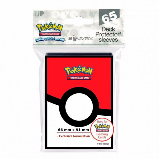 UltraPro Deck Protector Sleeves Pokemon Pokeball (65 sleeves)