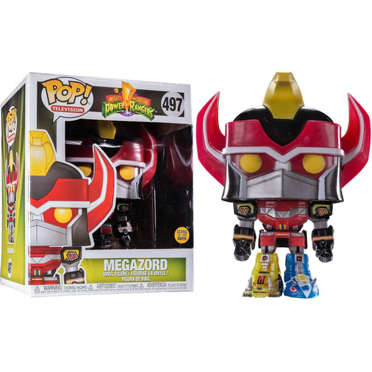 Funko Pop 6inch Power Rangers Megazord 497 GITD