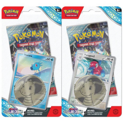 Pokemon Stellar Crown Checklane Blister - 1 Random Blister Pack