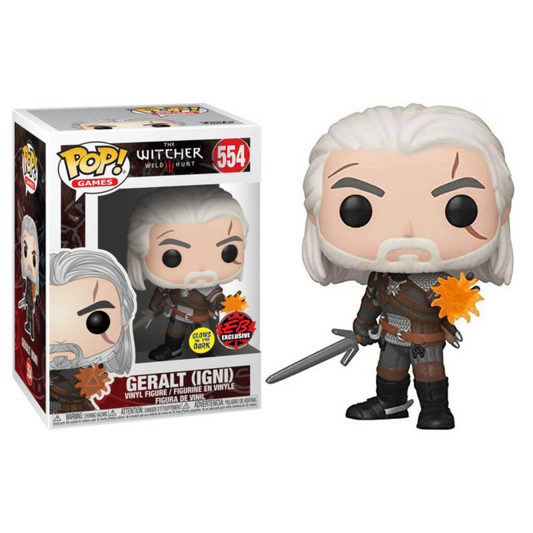 Funko Pop The Witcher Geralt (Igni) 554 EB Games Exclusive 554