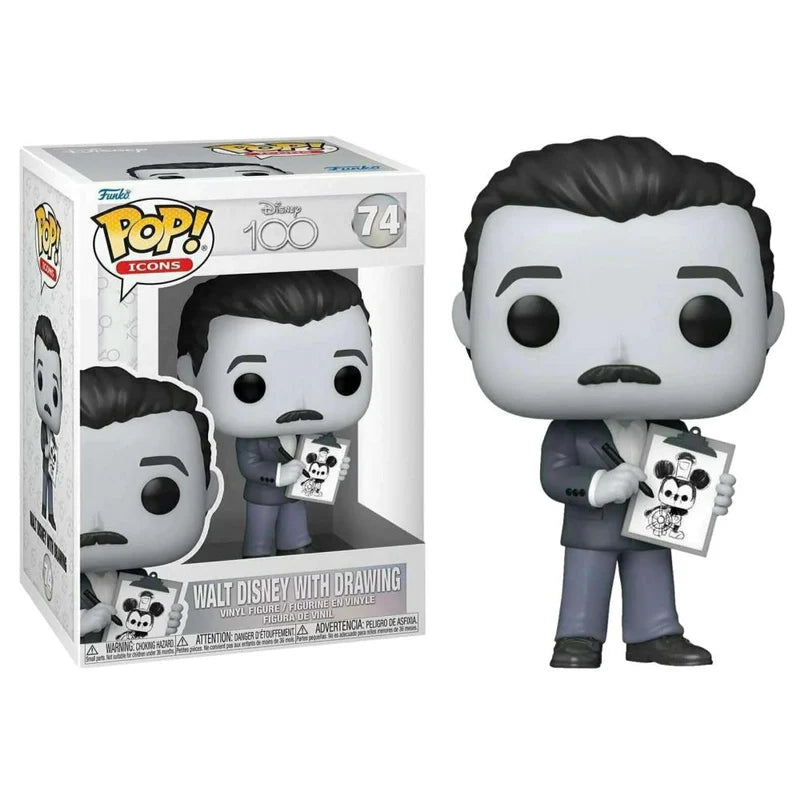 Funko Pop Disney Walt Disney with Drawing 74