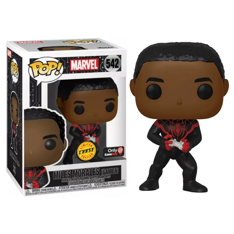 Funko Pop Marvel Miles Morales (Gamer) 542 Gamestop Exclusive Chase