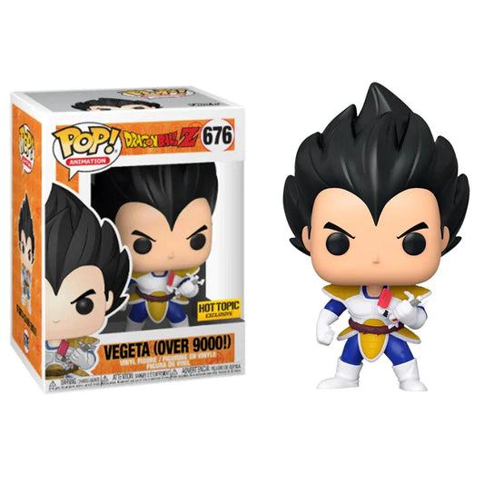 Funko Pop Anime Dragon Ball Z Vegeta (Over 9000!) 676 Hot Topic Exclusive