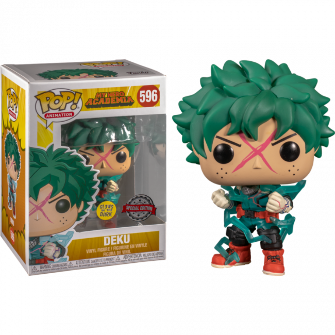 Funko Pop Anime My Hero Academia Deku 596 Special Edition GITD