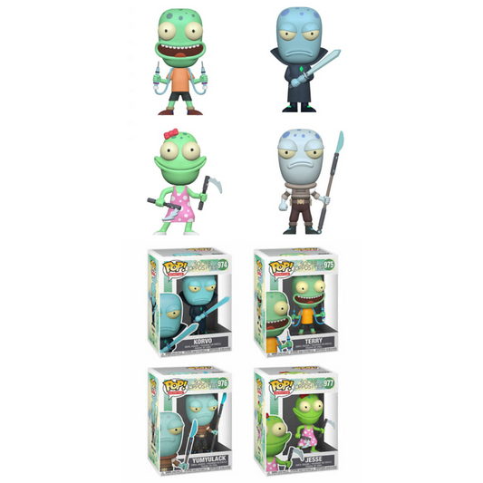 Funko Pop Solar Opposites SET of 4