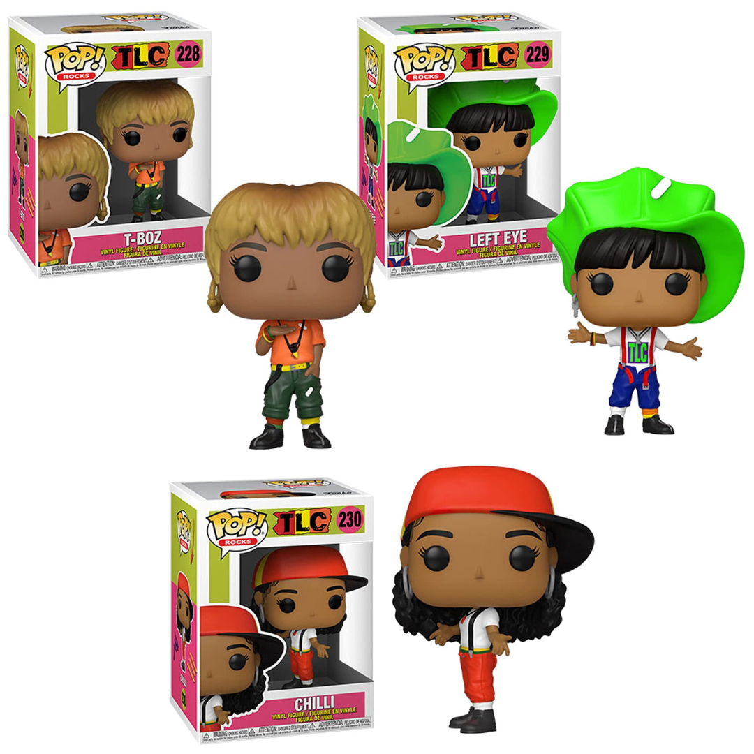 Funko Pop Music TLC SET T-Boz 228 / Left Eye 229 / Chilli 230