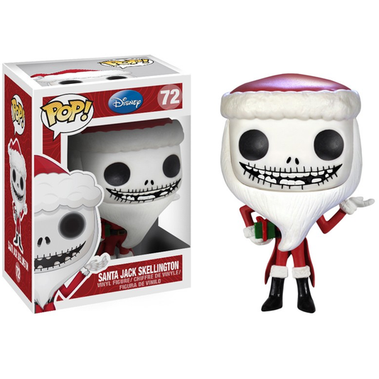 Funko Pop Disney Nightmare Before Christmas NBX Santa Jack Skellington 72