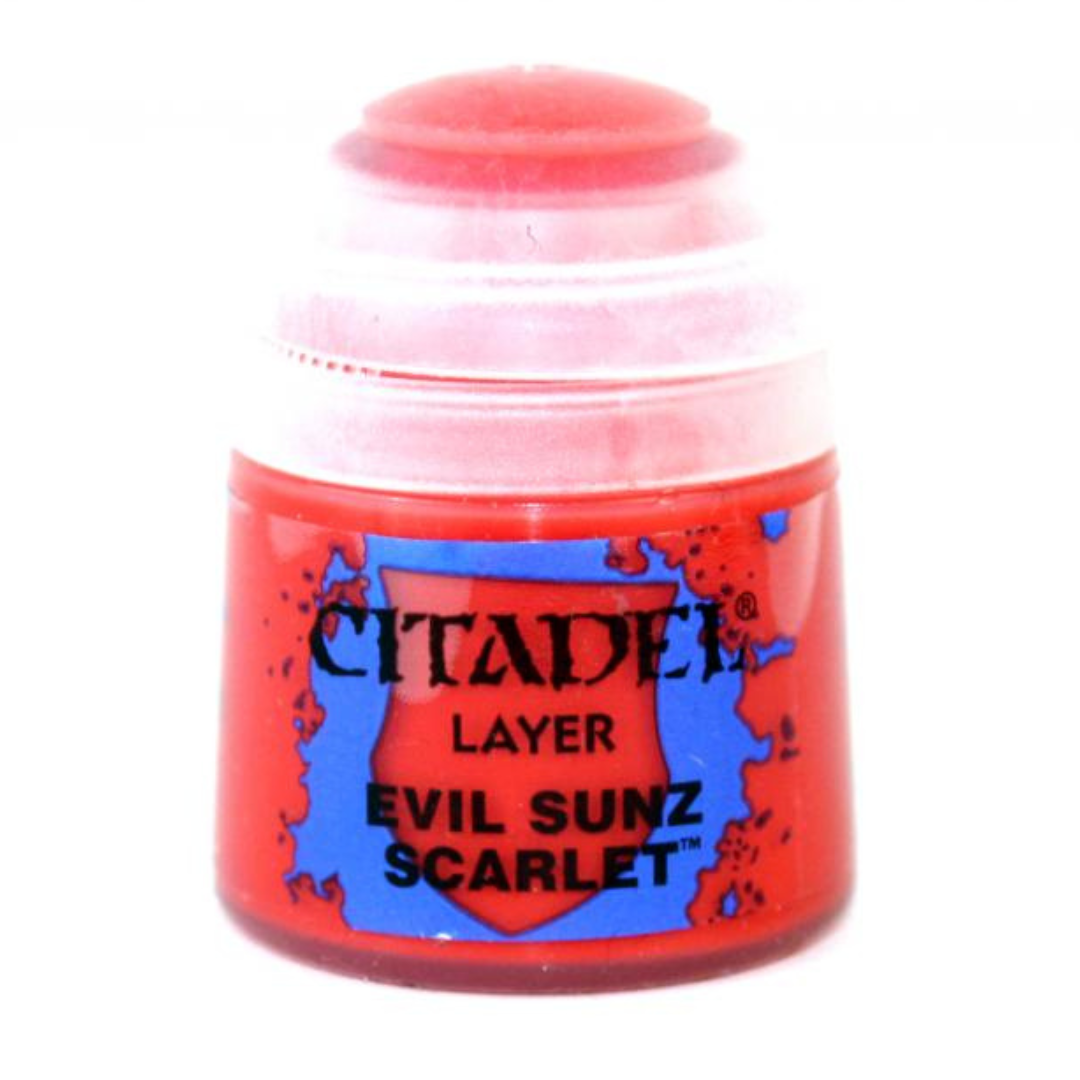 Games Workshop Warhammer Paint Citadel Layer Evil Sunz Scarlet 12ML