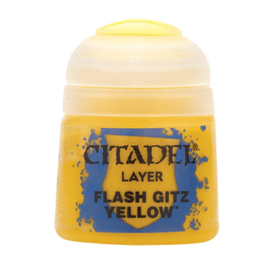 Games Workshop Warhammer Paint Citadel Layer Flash Gitz Yellow 12ML