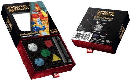 DND Dungeons & Dragons 50TH Anniversary Dice Vintage Set