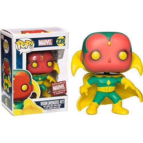 Funko Pop Marvel Vision (Avengers #57) 239 Marvel Collector Corps