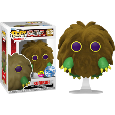 Funko Pop Anime Yu-Gi-Oh! Kuriboh 1455 Funko Exclusive Flocked GITD