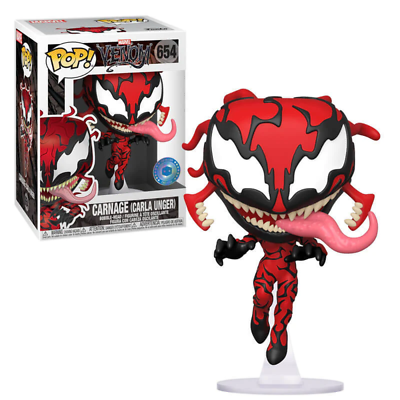 Funko Pop Marvel Venom Carnage (Carla Unger) 654 Pop in a Box